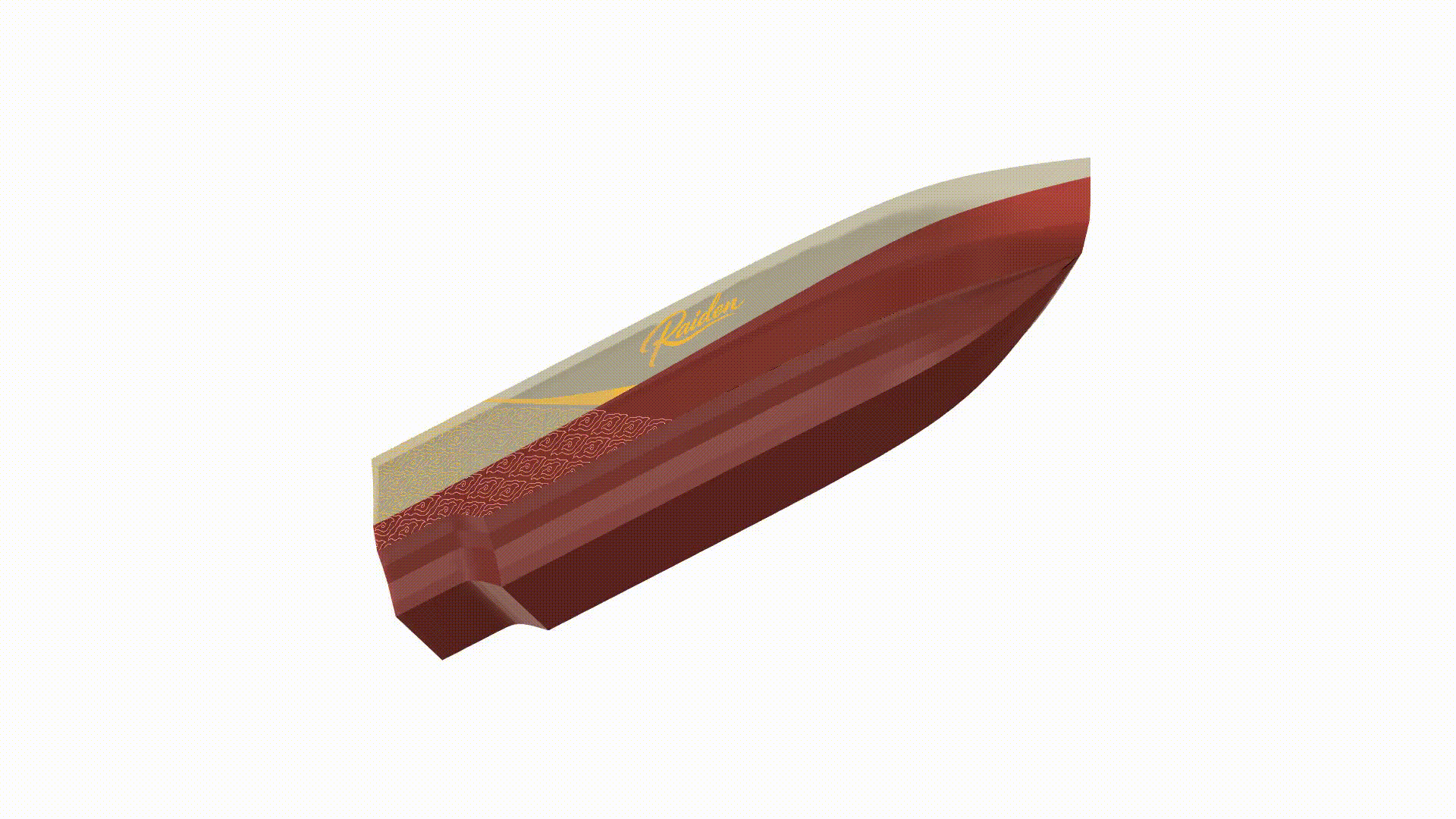Flat-Bottom Hull with Flared Sides